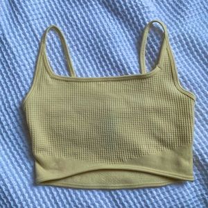 Gymshark pause bralette yellow